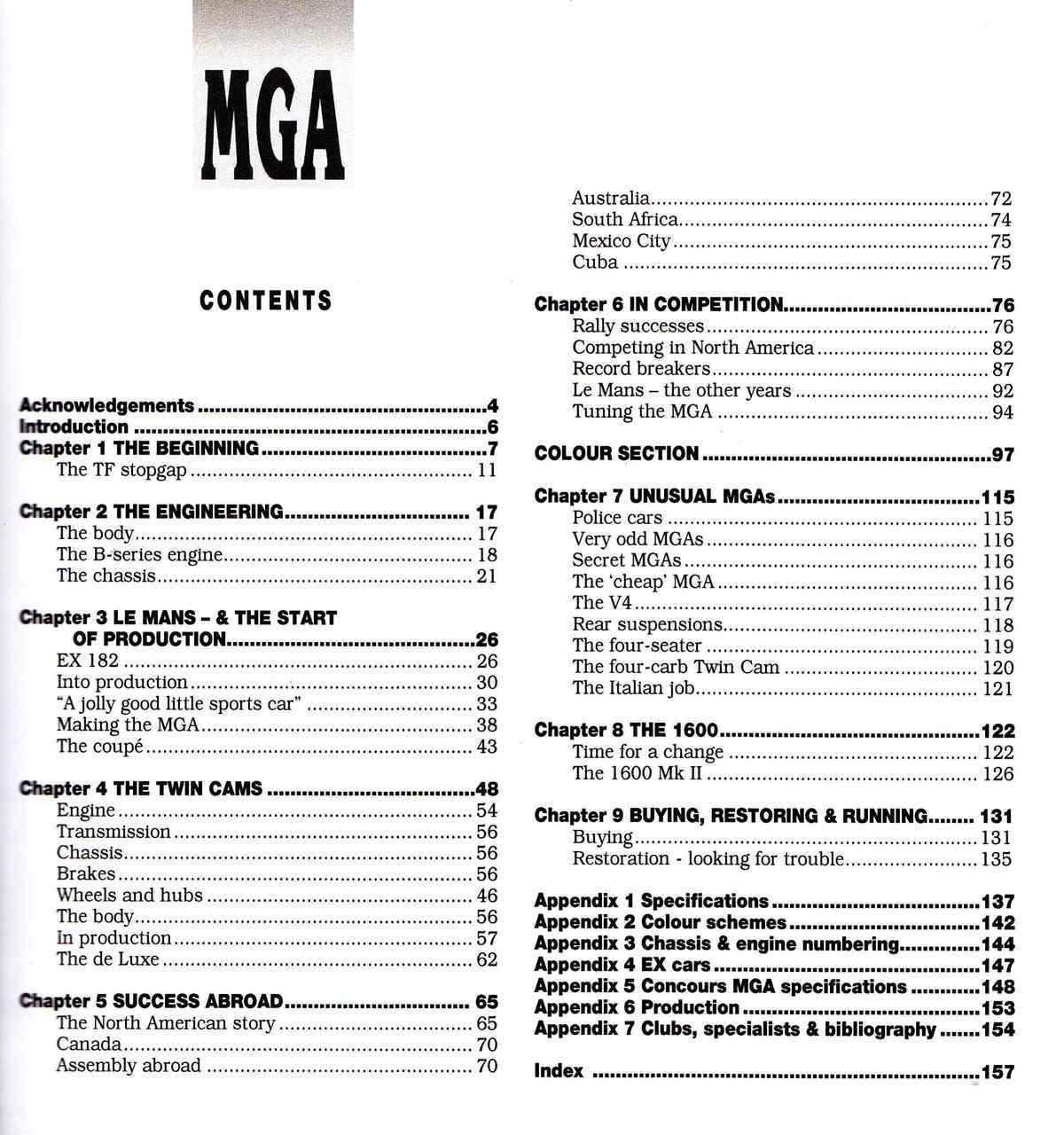 The MGA (Veloce Reprint Series) (9781845849627) - cont