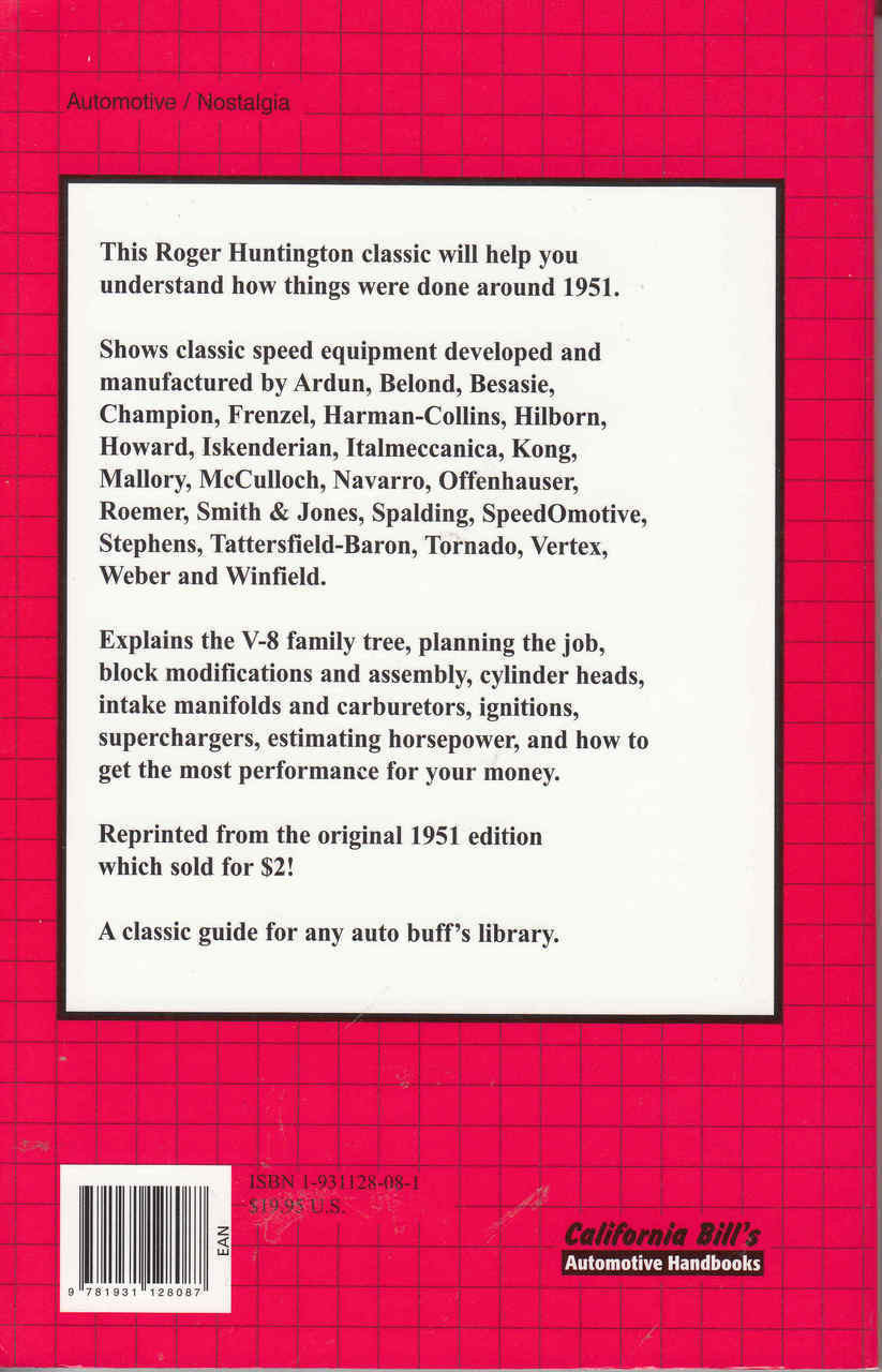 Reprint book back cover with summary text, barcode, and California Bill's logo