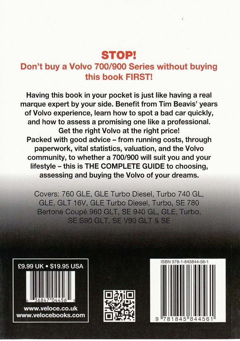 Automotive buyer's guide back cover with STOP! text, barcode and ISBN