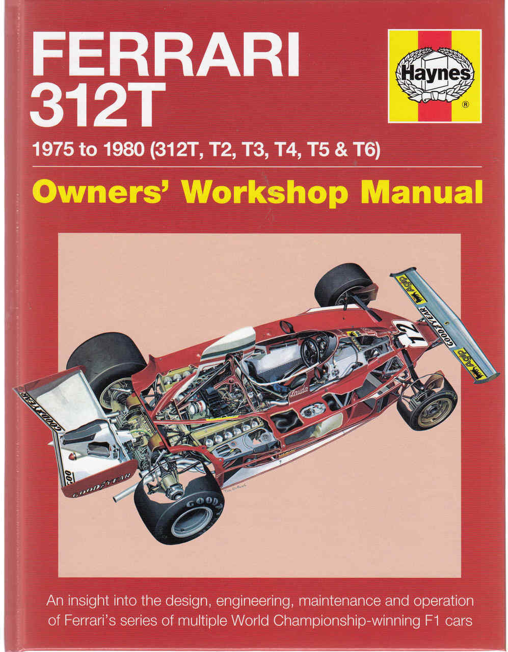 Ferrari 312T 1975 To 1980 (312T, T2, T3, T4, T5 & T6) Owners' Workshop Manual (9780857338112) - front