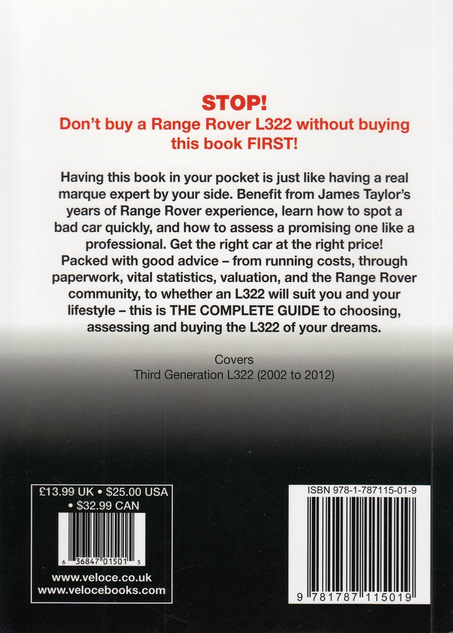 Range Rover Third Generation L322 (2002 - 2012) - The Essential Buyer's Guide (9781787115019)