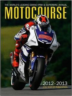 Motocourse 2012-2013 racing motorcycle annual with Grand Prix cover art
