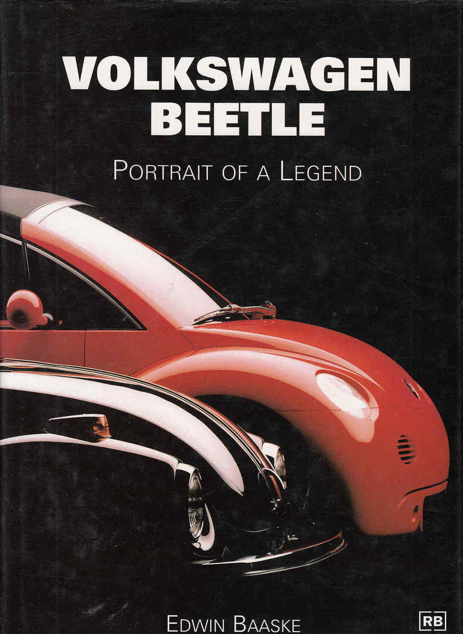 Volkswagen Beetle book cover with red Beetle car artwork and title