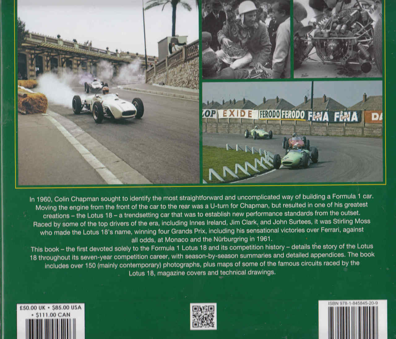 Lotus 18: Colin Chapman's U-turn (9781845845209) (back