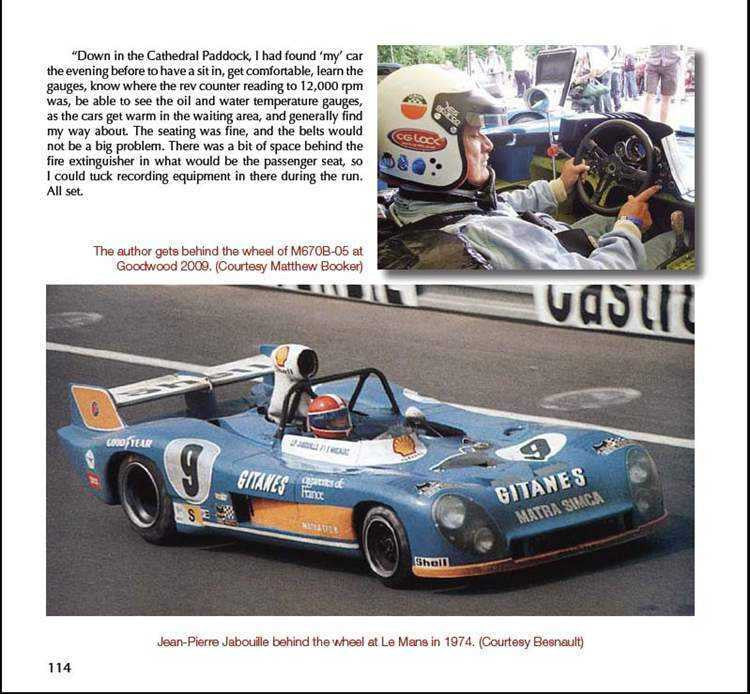 Matra Sports Cars: MS620, 630, 650, 660, 670 1966 to 1974