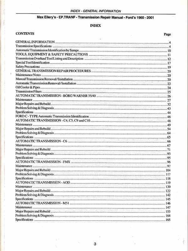 Automatic and Manual Transmission Repair Book Ford 1960 - 2007