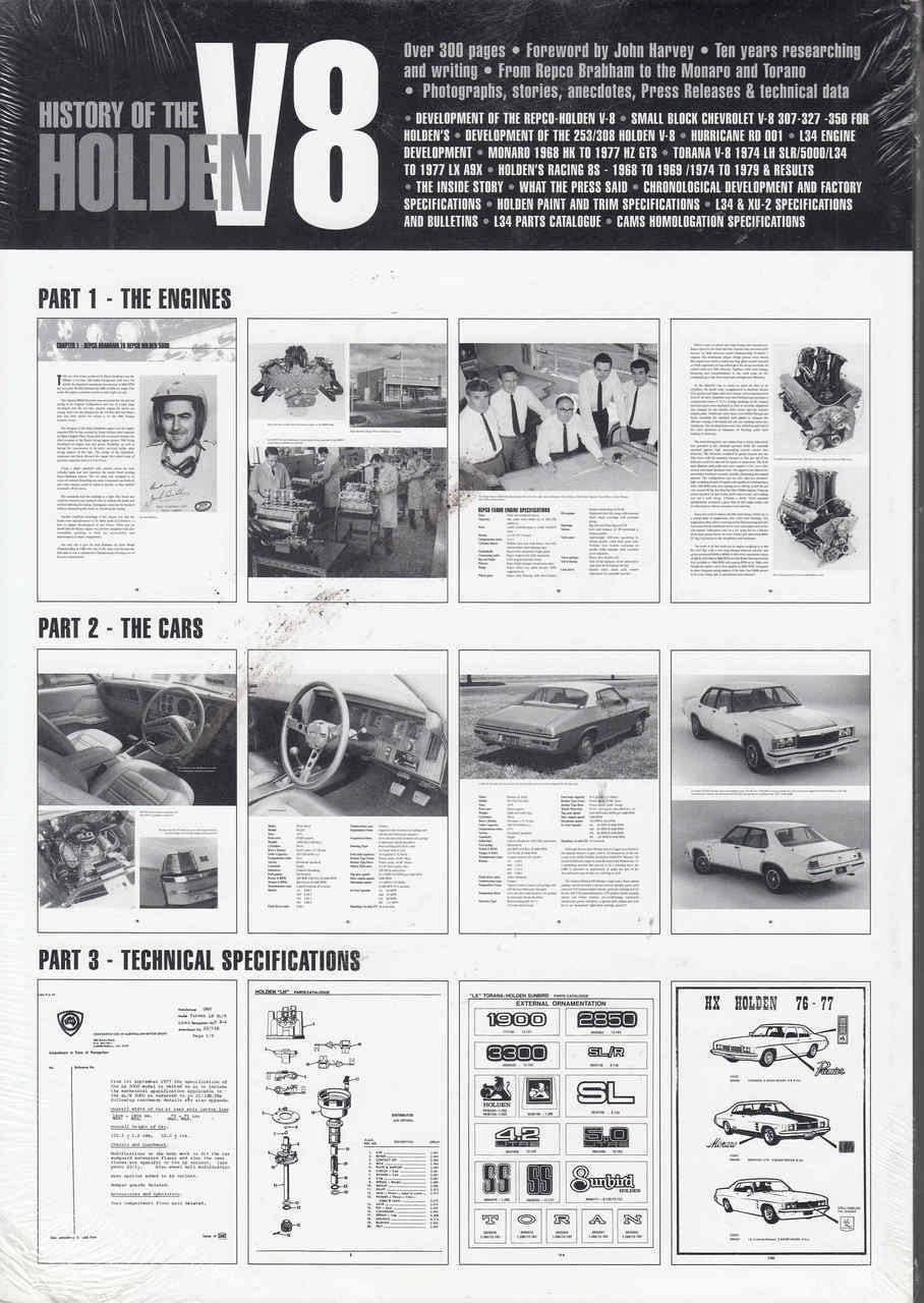 History Of The Holden V8  - back