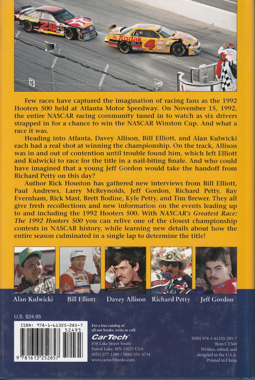 NASCAR's Greatest Race: The 1992 Hooters 500 (9781613252857)