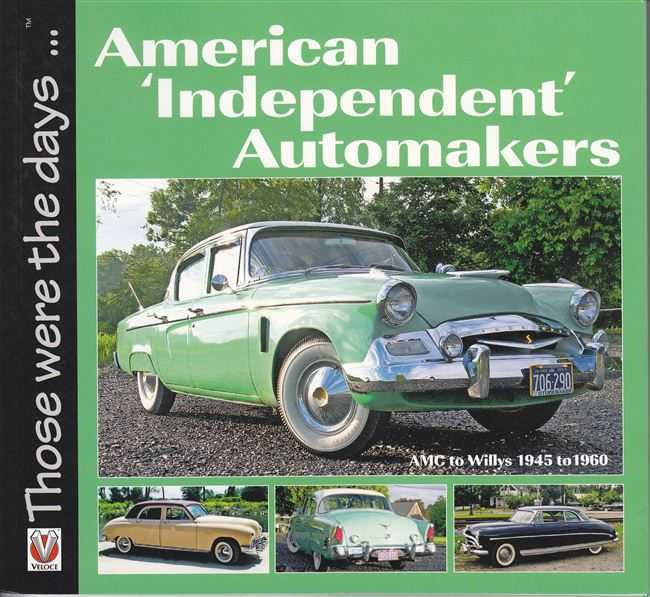 Automotive history book cover with green classic car and title text