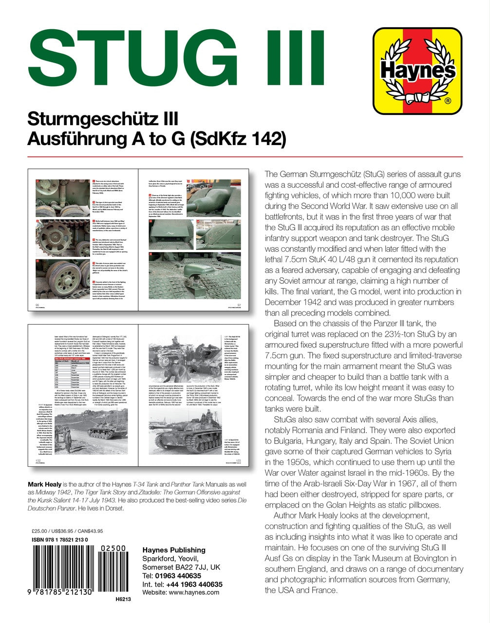 Stug IIl Haynes Enthusiasts' Manual (9781785212130)
