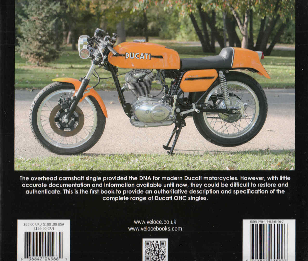 The Book of the Ducati Overhead Camshaft Singles 1955 - 1974 (9781845845667) - back