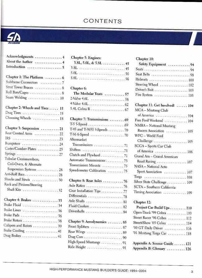 High-Performance Mustang Builder's Guide 1994 - 2004