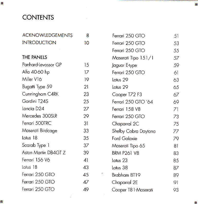 Racing Colours: Motor Racing Compositions 1908 - 2009