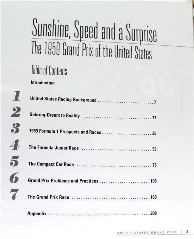 Sunshine, Speed and a Surprise: The 1959 Gold Prix of the United States
