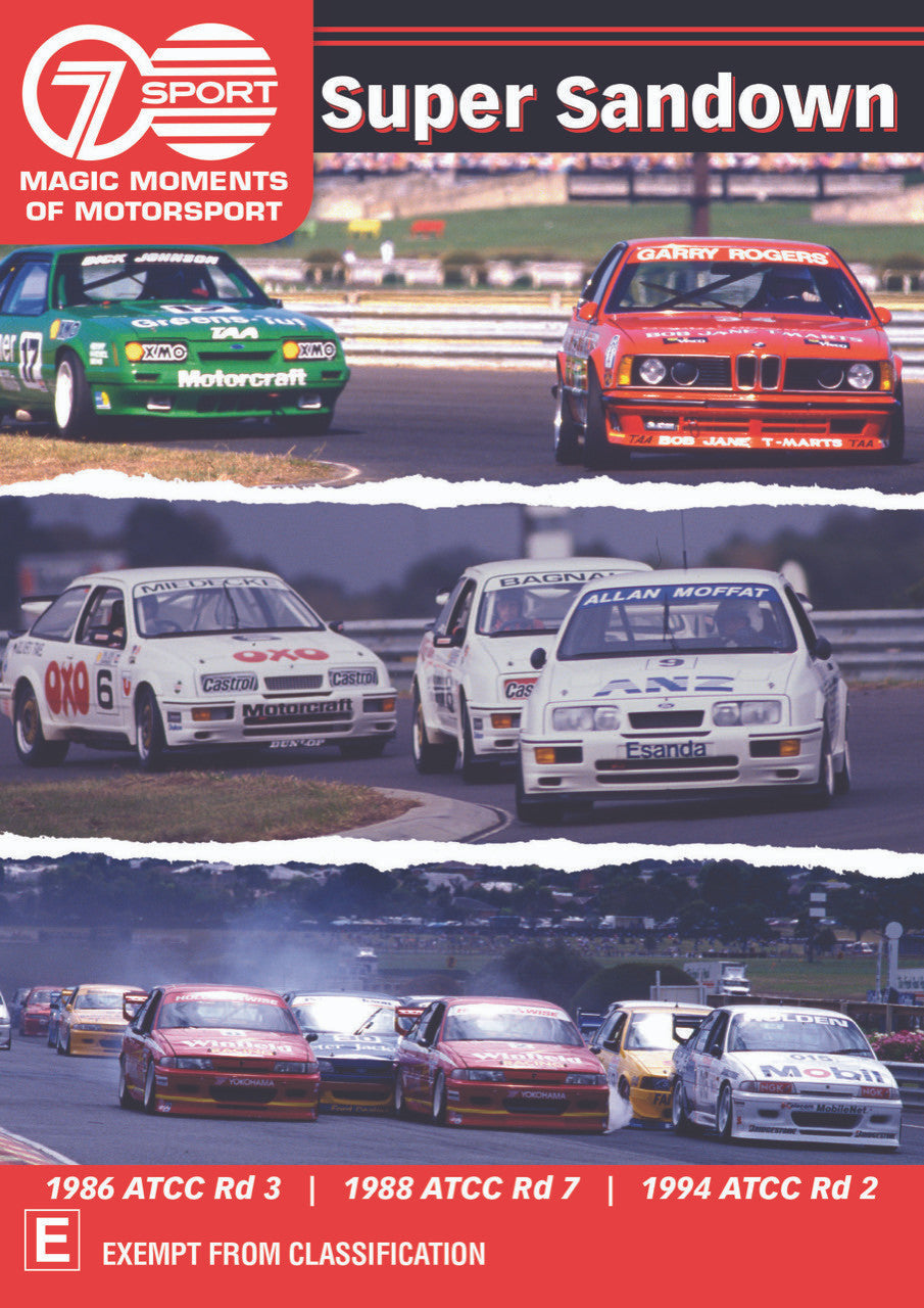 Super Sandown - Action From Melbourne's Classic Track DVD (9340601002784)
