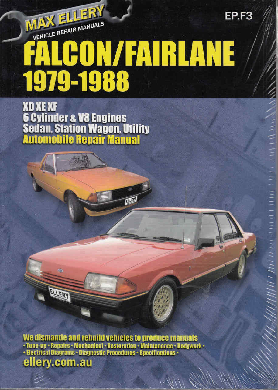Ford Falcon / Fairlane XD, XE, XF 1979 - 1988 Workshop Manual - front