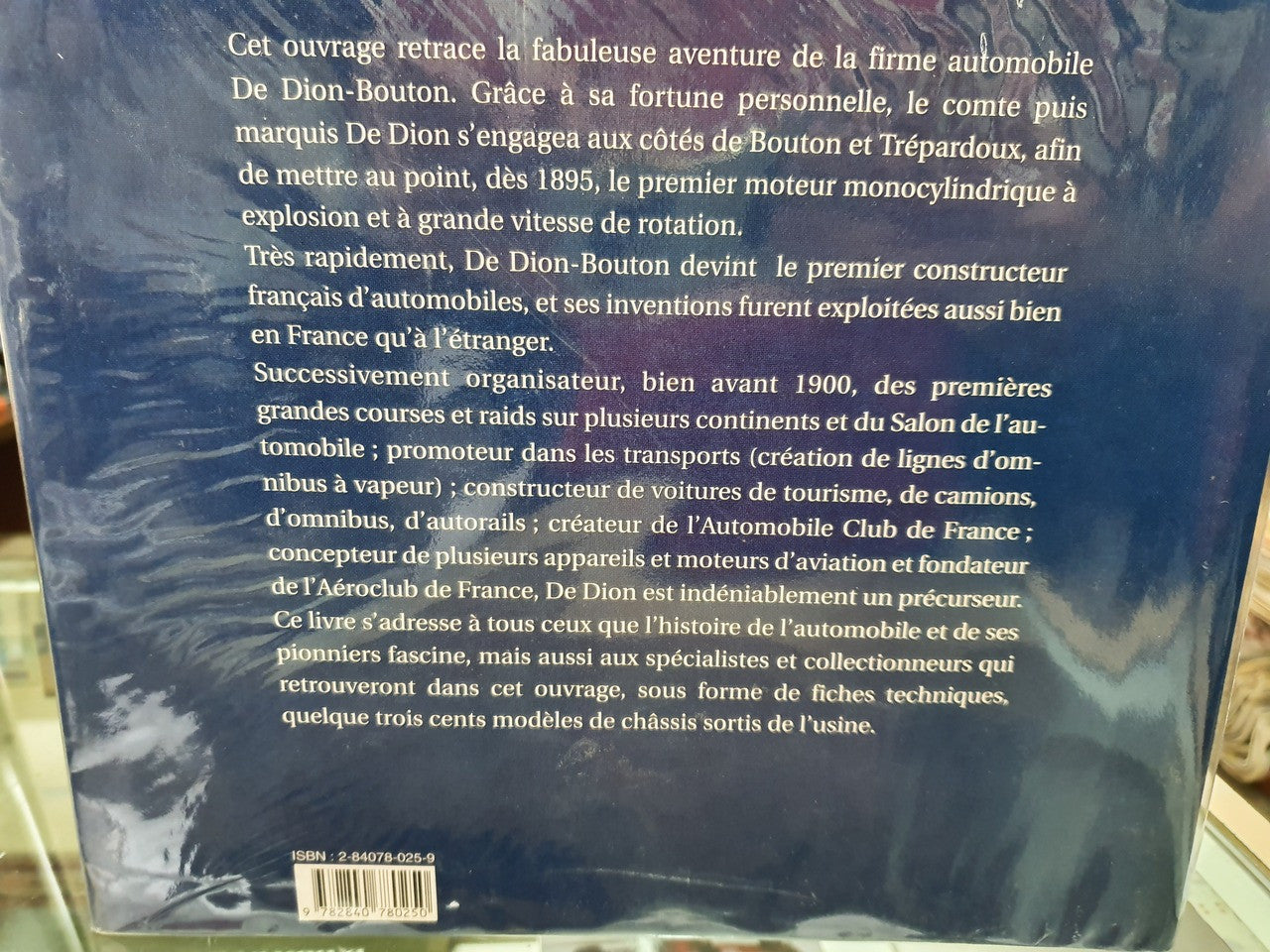 De Dion-Bouton - De l'automobile à l'aeronautique (by P Boyer, 1 Jan 1995) (9782840780250)