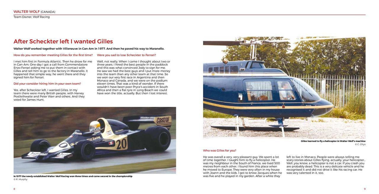 Gilles Villeneuve - His Untold Life from Berthierville to Zolder (by Karoly Mehes, 9781785314582 )