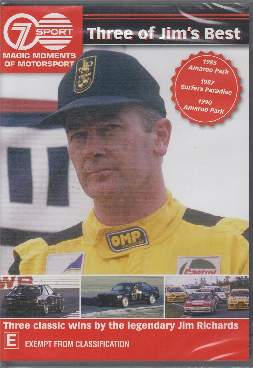 Three of Jim's Best DVD - Three Classic Wins by the Legendary Jim Richards