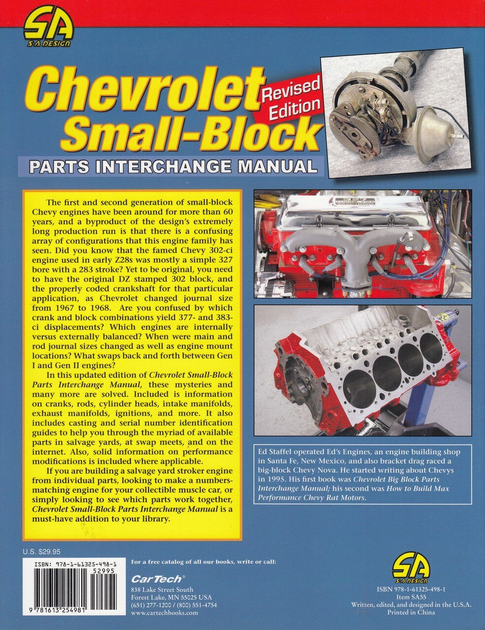 Chevrolet Small-Block Parts Interchange Manual - Revised Edition (Ed Staffel) (9781613254981)