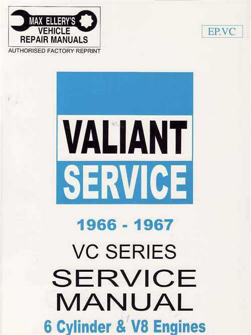 Valiant VC Series 1966-1967 Workshop Manual