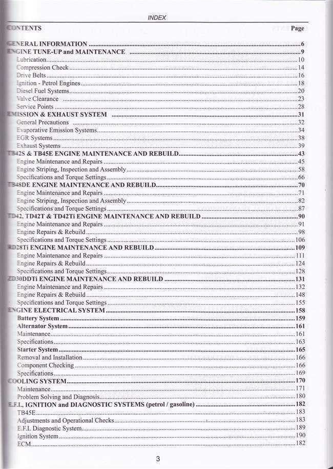 Nissan Patrol Petrol, Diesel (Incl. Turbo Models) 1998 - 2009 Workshop Manual