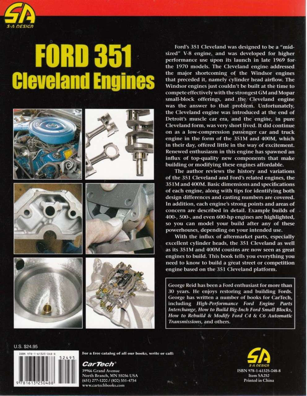 Ford 351 Cleveland Engines Back Cover