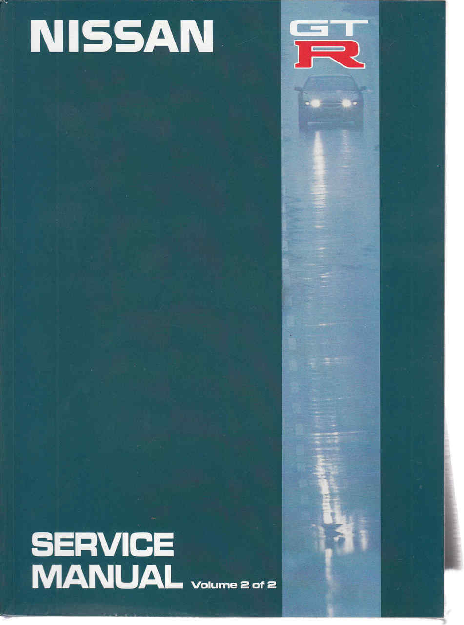 Nissan GTR R32 - Service Workshop Manual (2-Volume Set)