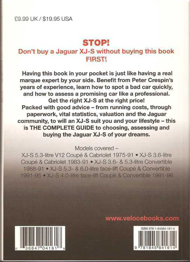 Jaguar XJ-S 1975 - 1996: The Essential Buyer's Guide