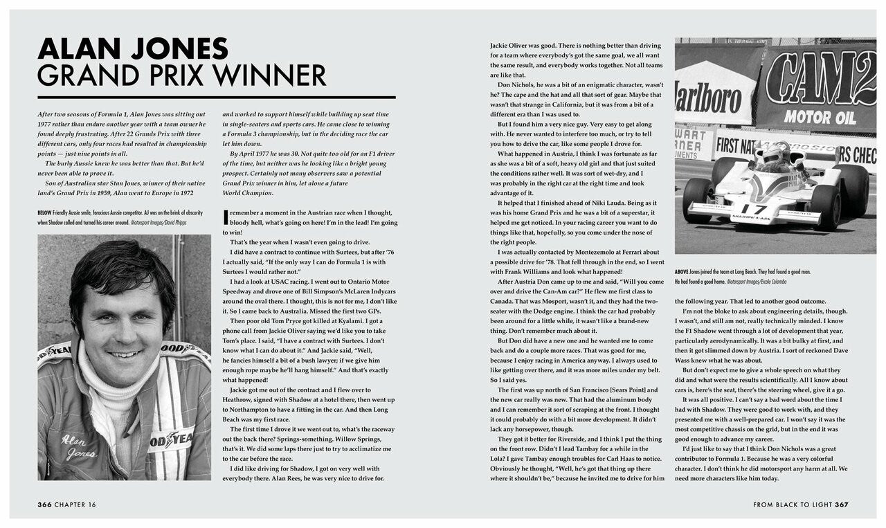 Shadow The Magnificent Machines Of A Man Of Mystery - Can-Am, Formula 1, F5000 (Pete Lyons) (9781910505496)