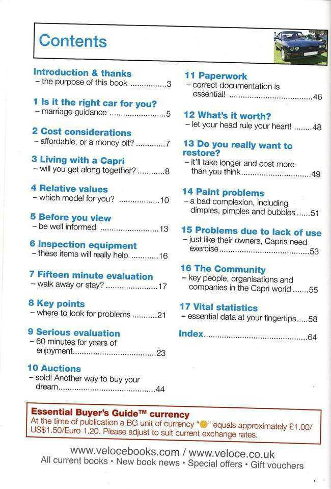 Ford Capri 1969 - 1977: The Essential Buyer's Guide