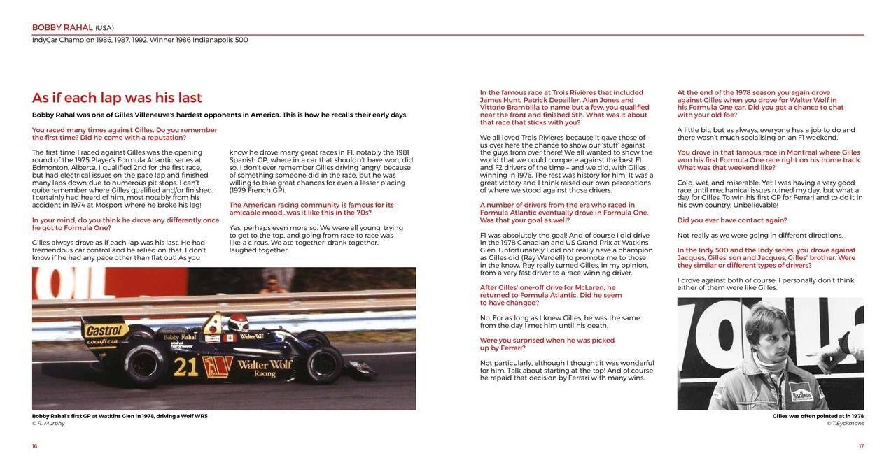 Gilles Villeneuve - His Untold Life from Berthierville to Zolder (by Karoly Mehes, 9781785314582 )