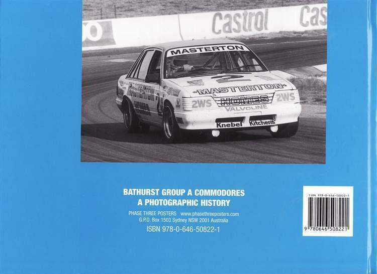 Bathurst Group A Commodores: A Photographic History (Hard Cover)