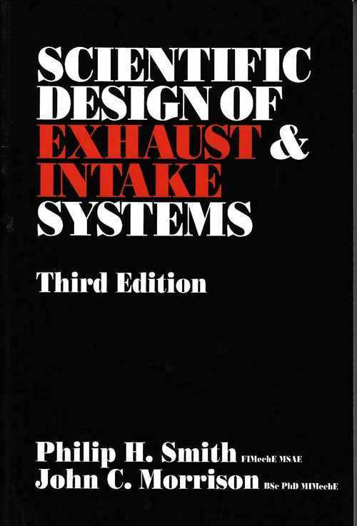 Book cover: Scientific Design of Exhaust & Intake Systems, Third Edition
