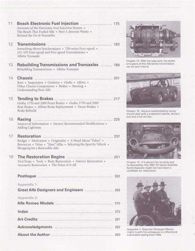 ALFA ROMEO All-Alloy Twin Cam Companion 1954-1994