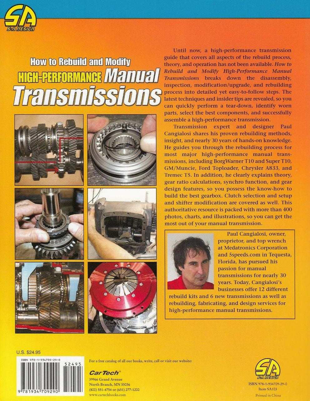 How to Rebuild and Modify High-Performance Manual Transmissions Back Cover