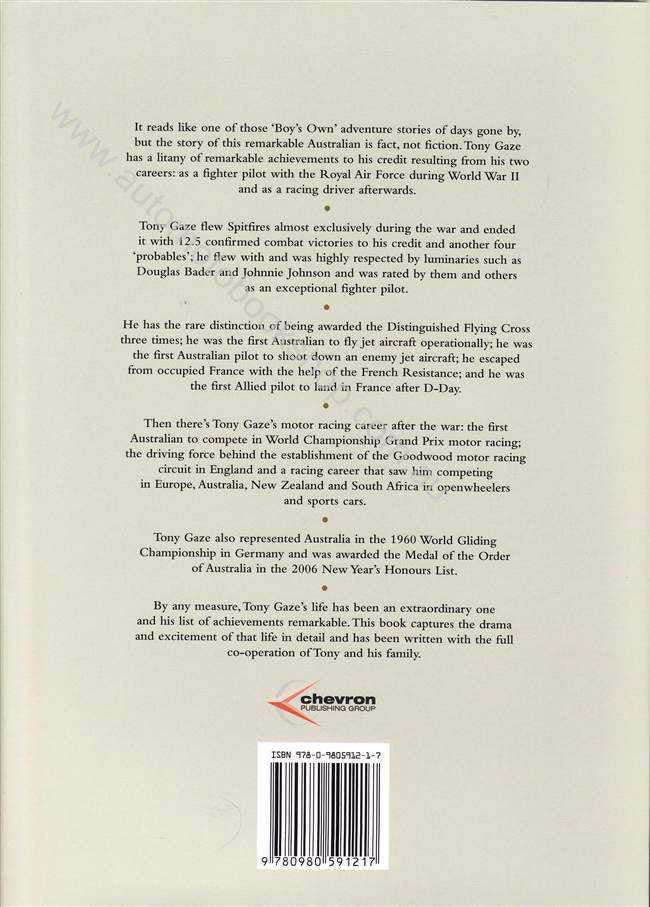 Almost Unknown: The Story of Squadron Leader Tony Gaze