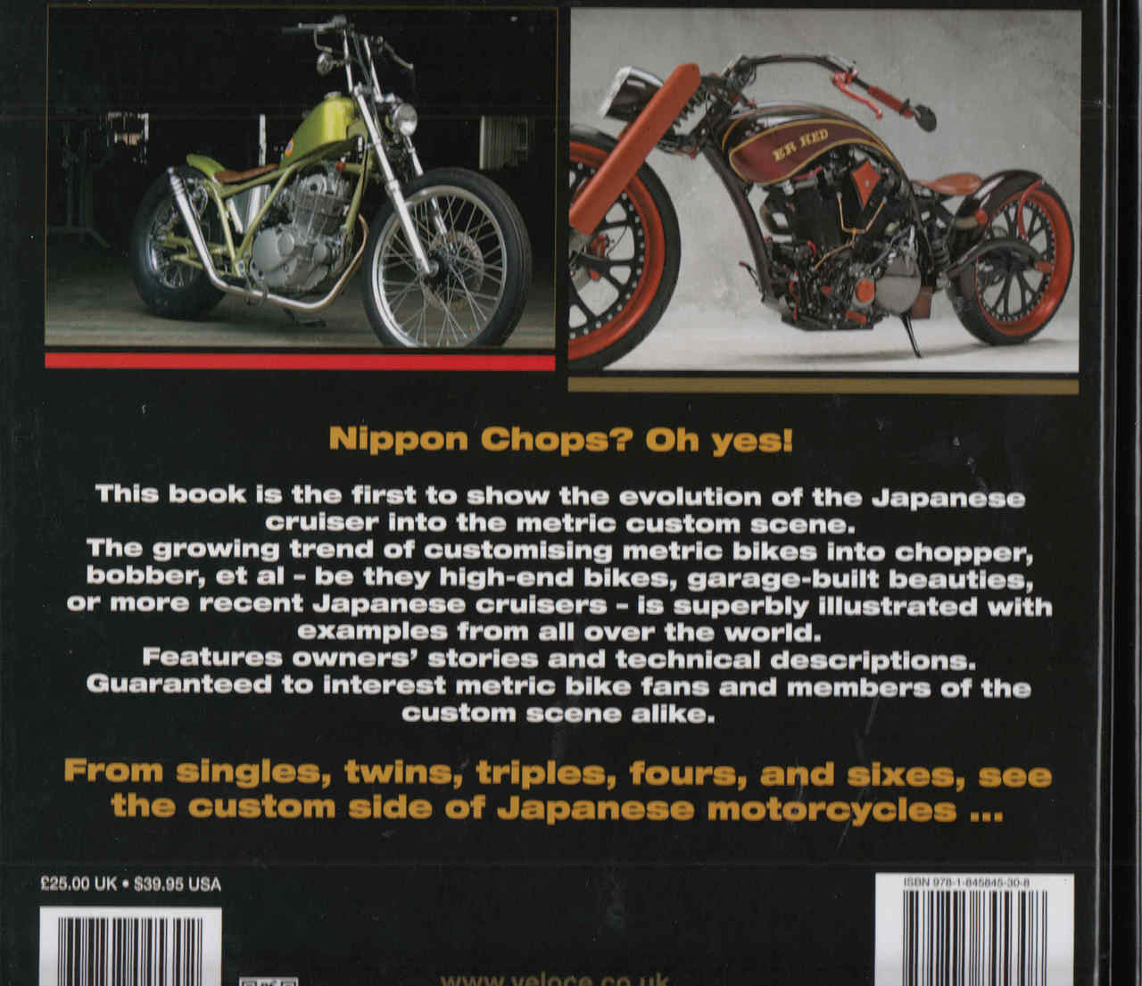 Japanese Custom Motorcycles - back