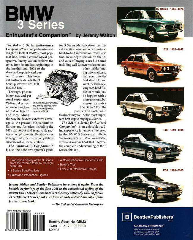 BMW 3 Series Enthusiast's Companion