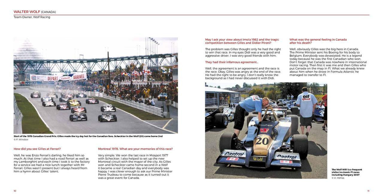 Gilles Villeneuve - His Untold Life from Berthierville to Zolder (by Karoly Mehes, 9781785314582 )