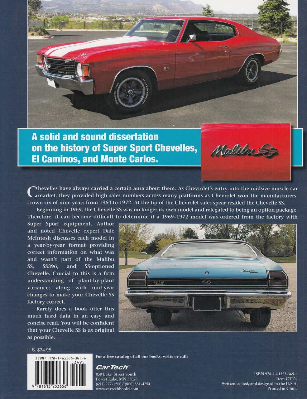 The Definitive Chevelle SS Guide 1964 – 1972 (9781613253656)
