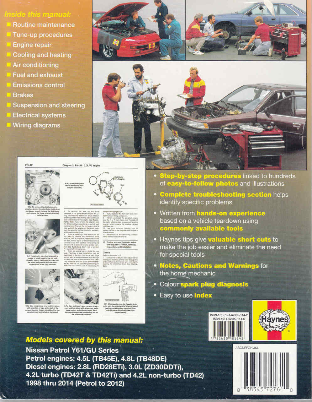 Nissan Patrol GU Series 1998 - 2014 Workshop Manual - back