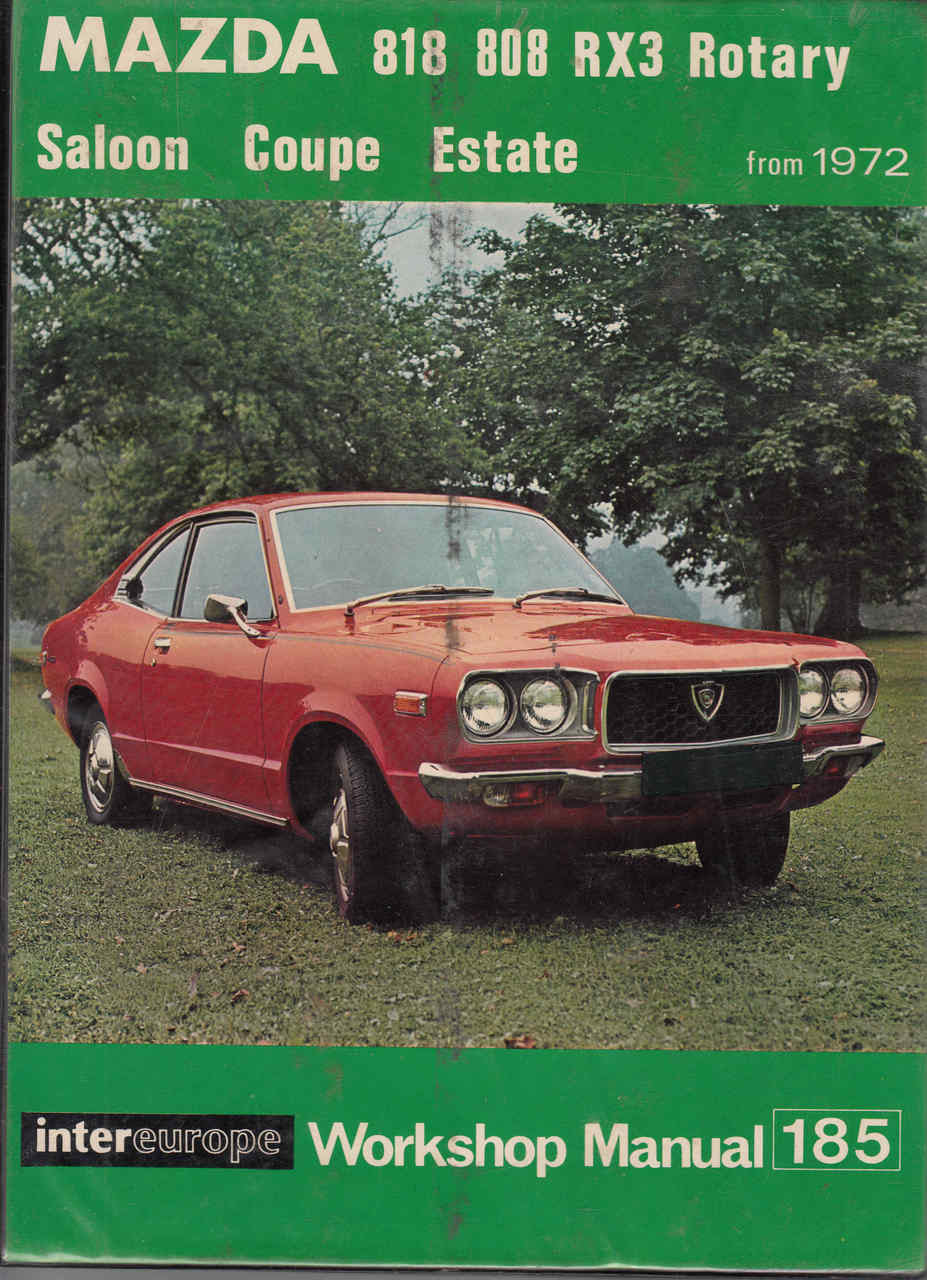 Mazda 818 808 RX3 Rotary from 1972 Workshop Manual - front