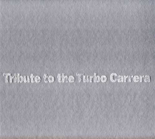 Gray book cover with embossed 'Tribute to the Turbo Carrera' title