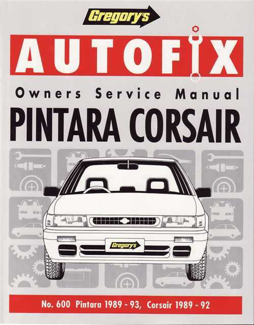 Nissan Pintara U12 &amp; Ford Corsair R12 1989 - 1993 Workshop Manual