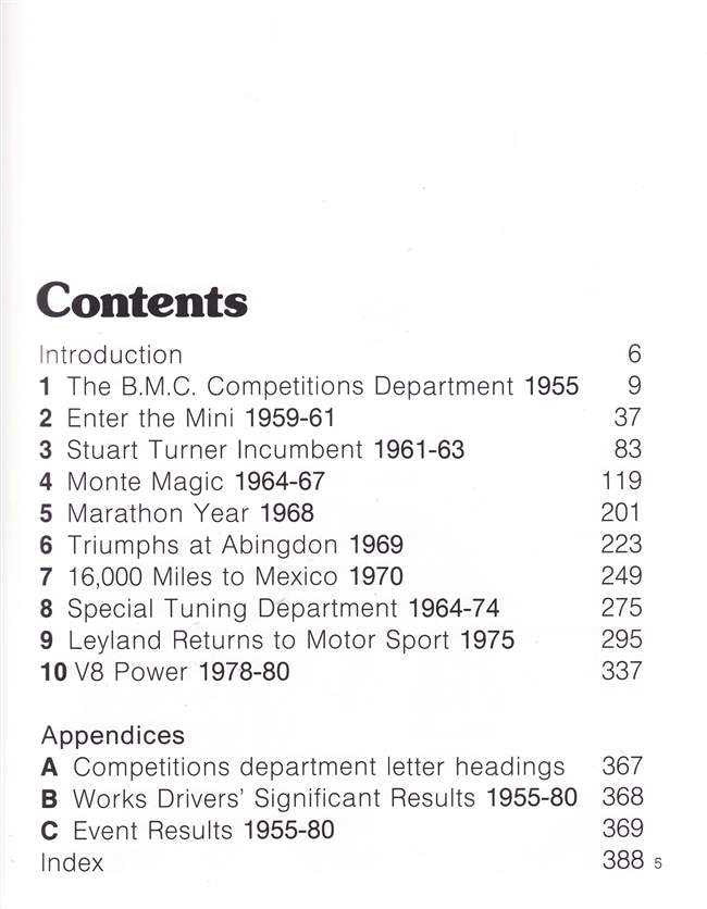 The BMC, BL Competitions Department