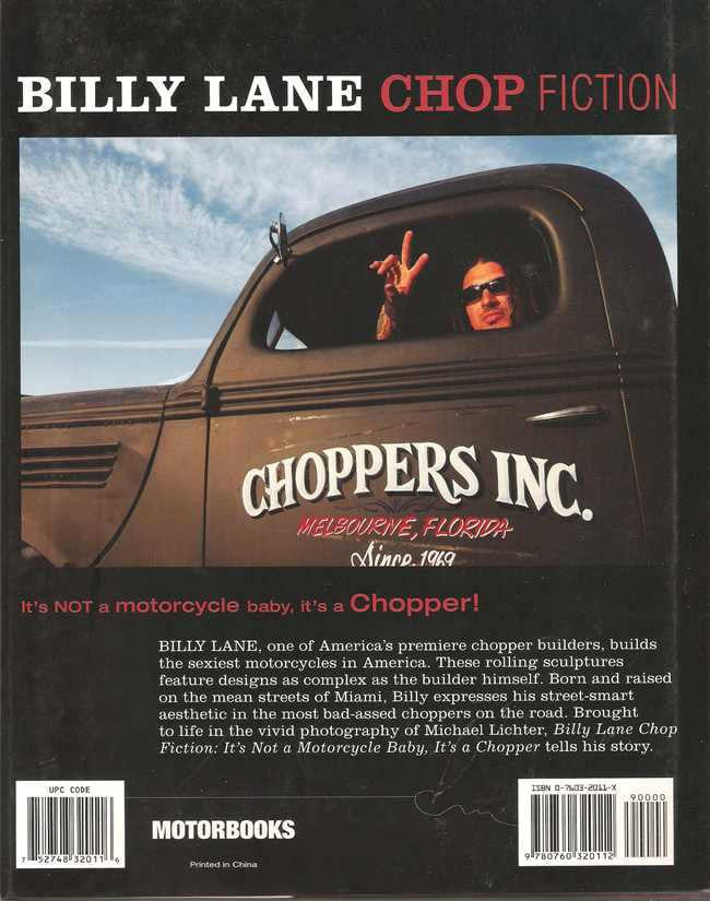 Billy Lane: Chop Fiction
