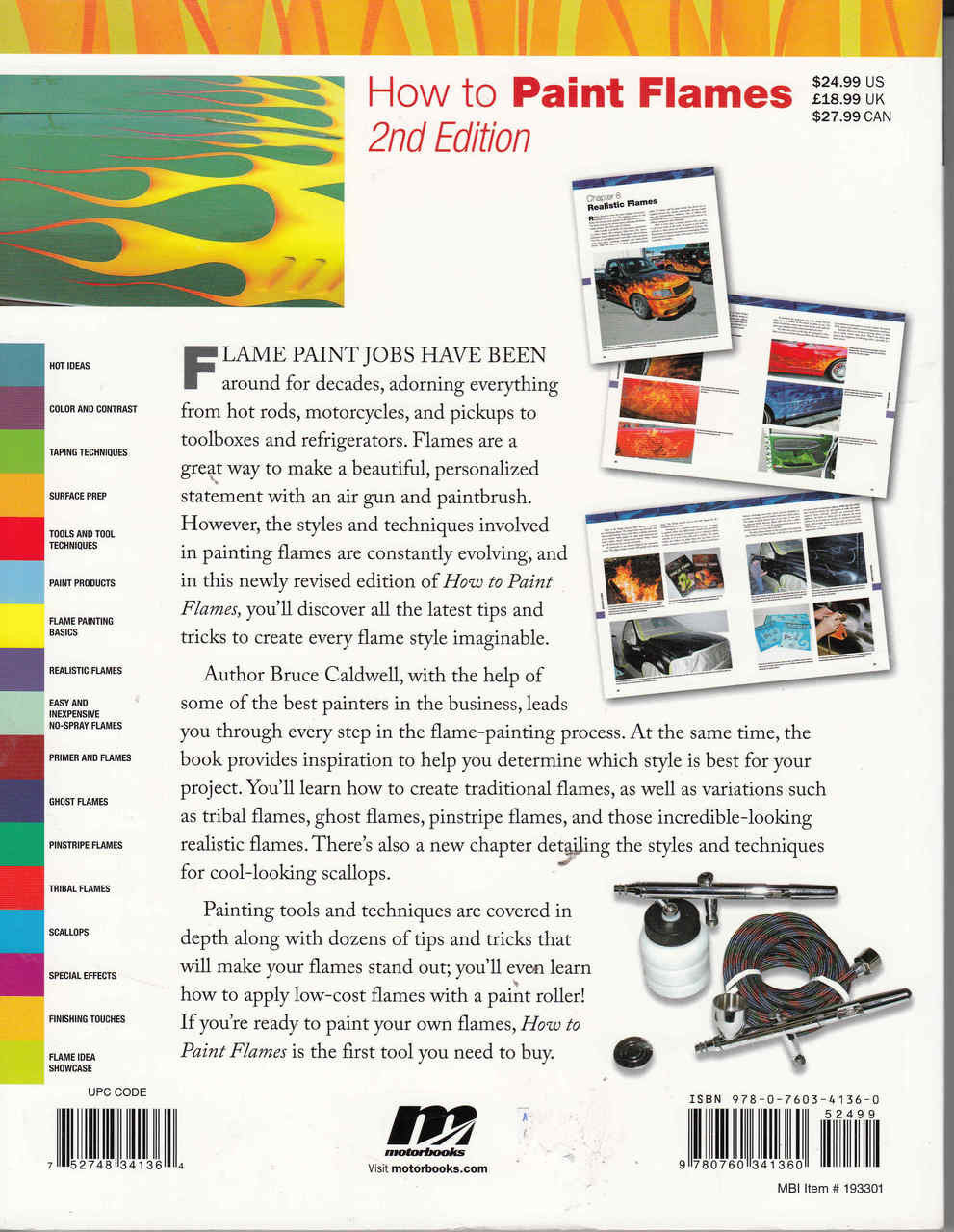 How To Paint Flames 2nd Edition - back