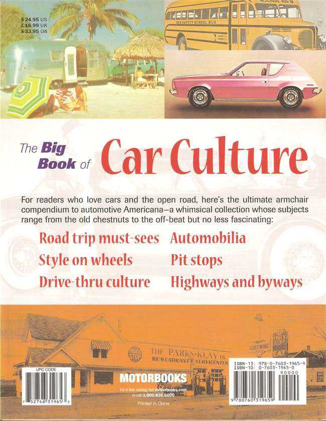The Big Book of Car Culture: The Armchair Guide to Automotive Americana