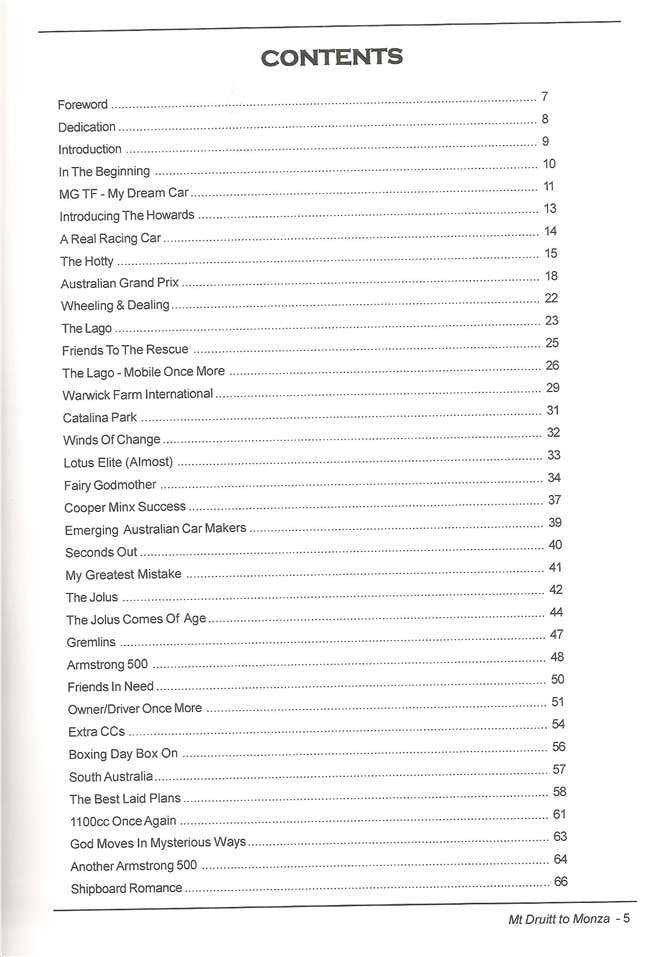 Mount Druitt To Monza: Motor Racing On a Shoestring Budget